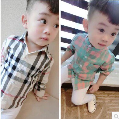 Chemise garcon à manche longue - Ref 2073844 Image 1