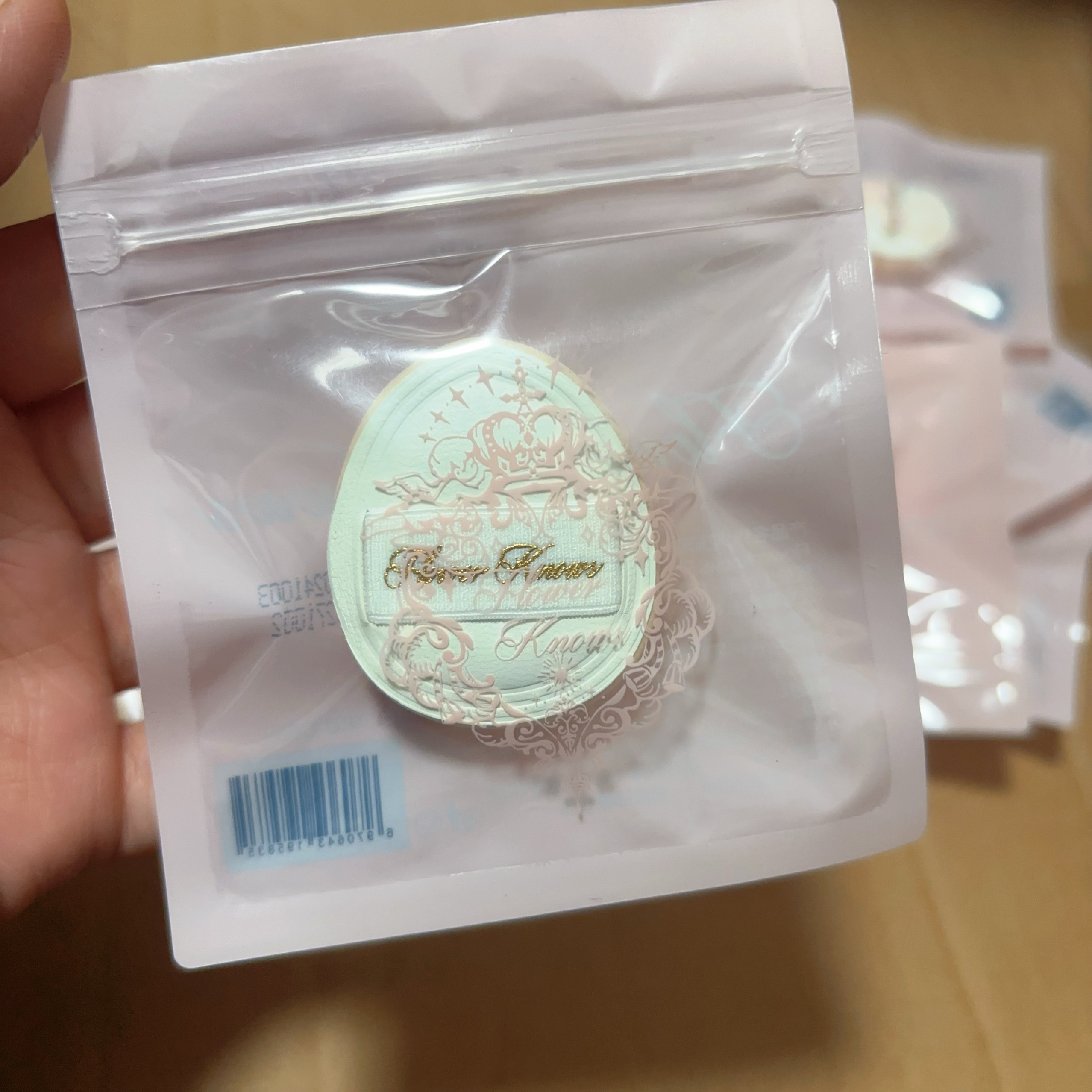 细节好搭档！花知晓迷你拇指气垫粉扑 粉底液 遮瑕膏