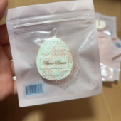 粉底液 细节好搭档 花知晓迷你拇指气垫粉扑 遮瑕膏