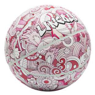 6号涂鸦篮球中考女生专用7号成人街头5号儿童幼儿园学生女子粉色