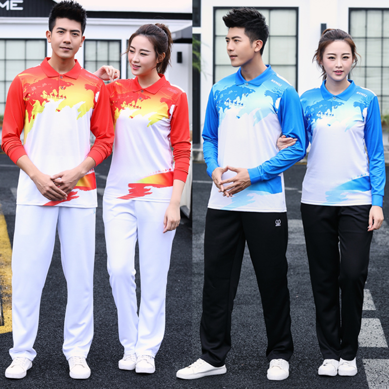 中国队羽毛球服速干透气广播操服