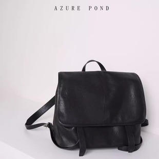 植鞣羊皮信使双肩包通勤包