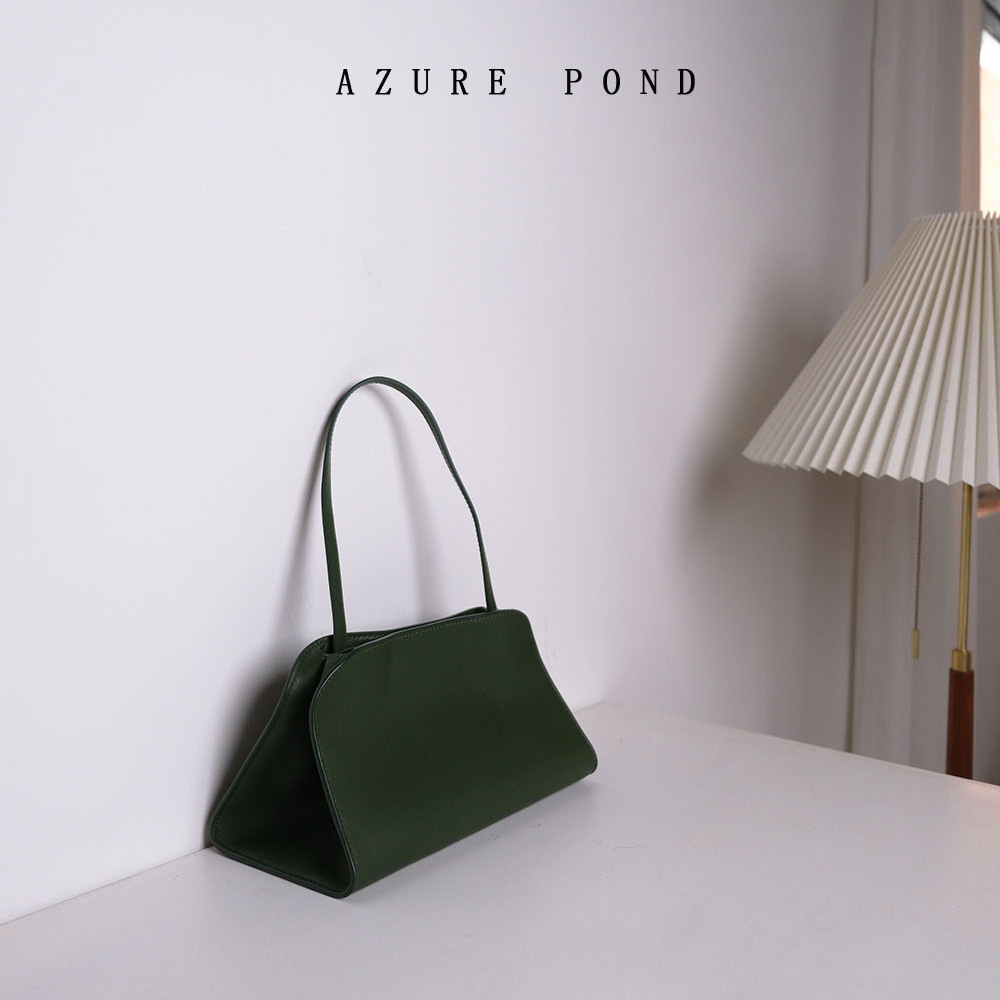 TR新款Peggy2025新款头层饮奶牛皮腋下包法棍包手提包单肩包托特