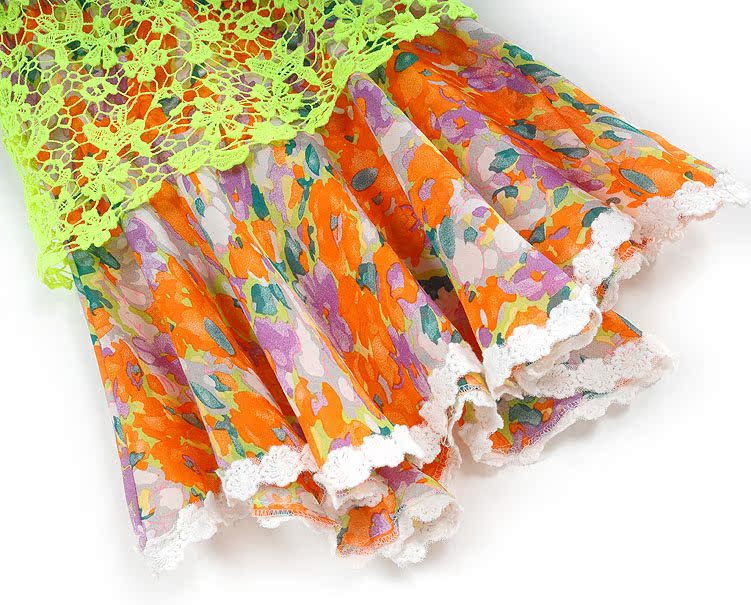 Robe enfant en mousseline de soie - Ref 2047750 Image 4