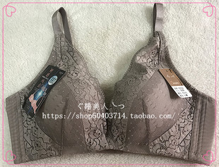 台湾永莉依莉薇儿蕾丝深V美调整型无钢圈文胸背6332