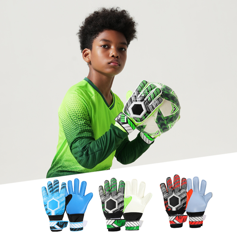 足球守门员手套门将成人儿童专业小学生护指装备防滑训练耐磨男