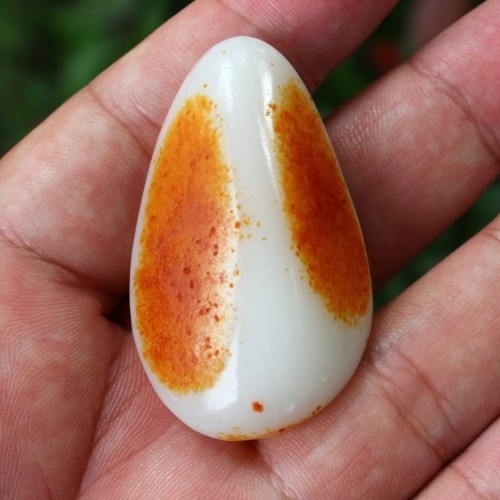 天然新疆和田玉白玉籽料原石原料