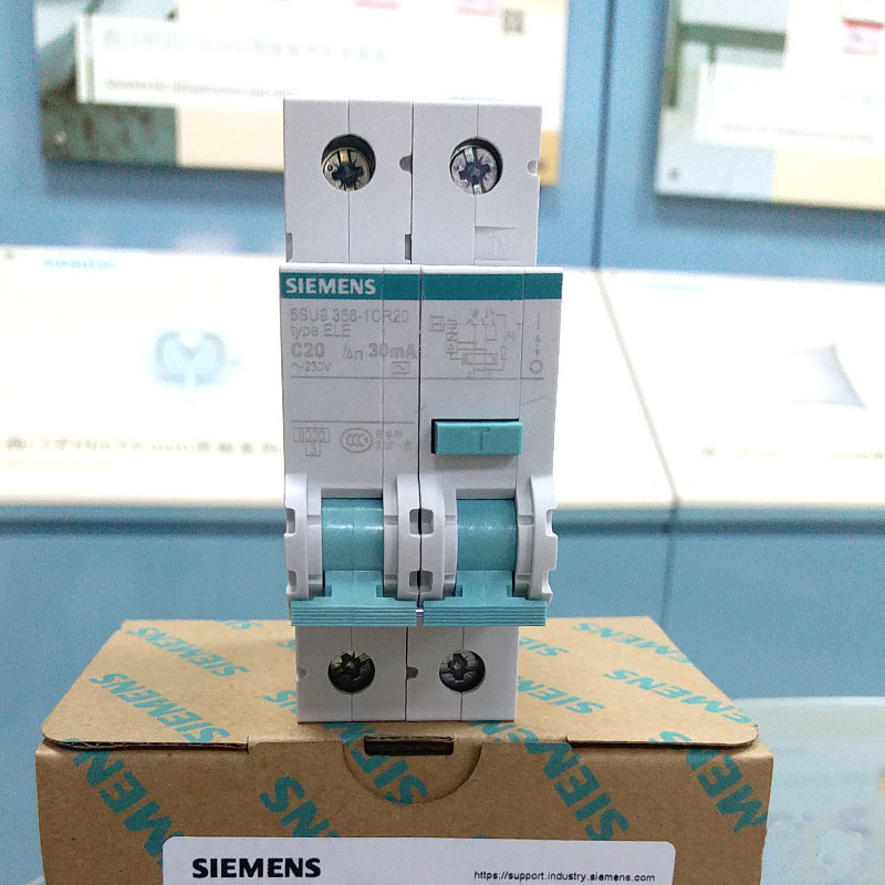 西门子1P+N空气开关漏电保护断路器1P+N20A带漏电 5SU9356-1CR20