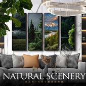 客厅装 饰画大气风景画沙发背景墙挂画现代轻奢北欧墙画壁画