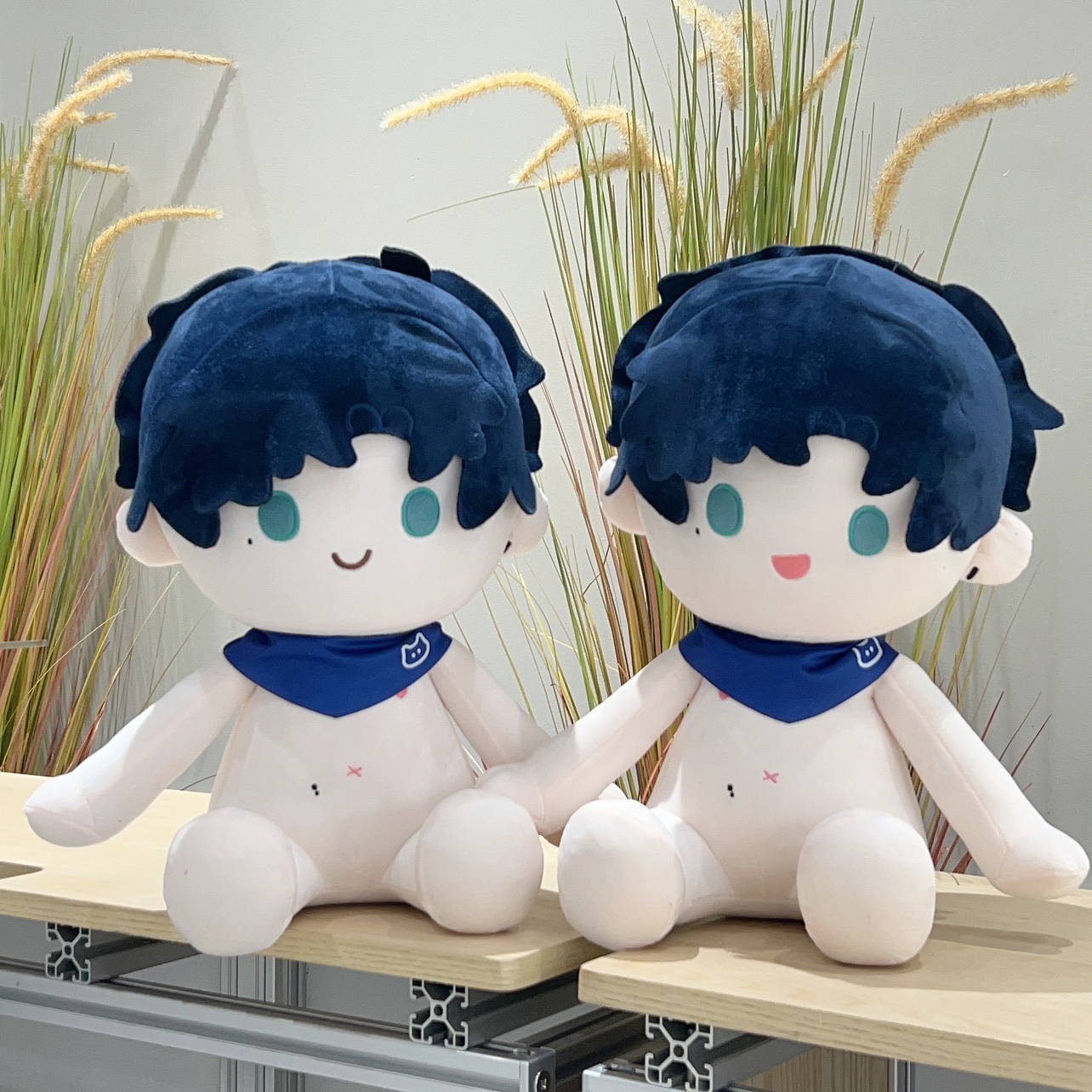 光与夜之恋萧逸仿娃棉花娃娃 cat逸 puppy逸40cm坐姿白皮已换棉
