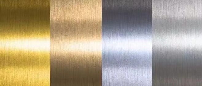 金属板木饰面 竹木纤维木饰面板 仿不锈钢金属拉丝板银拉丝护墙板