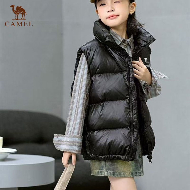 骆驼儿童羽绒马甲2025新款内胆保暖轻薄短款背心男童羽绒马夹外套,童装/婴儿装/亲子装,羽绒马甲,淘宝优惠券,粉丝福利购,淘宝优惠卷