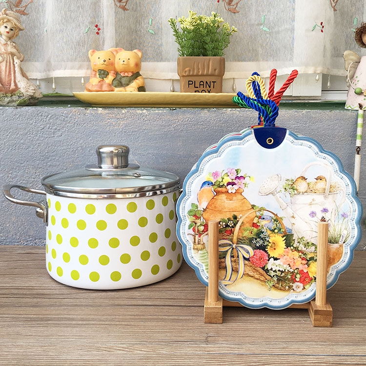 18cm加强版美式复古厚防烫隔热垫