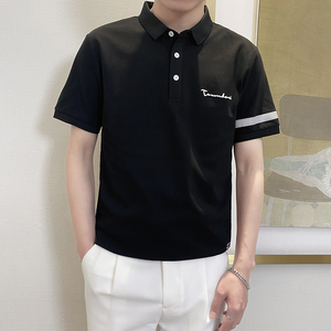 PL1157-P58控78时尚休闲保罗衫男士韩版短袖POLO衫ins潮T恤上衣夏图片