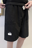 DK23-特P45控65春夏男士休闲宽松短裤韩版沙滩裤时尚百搭中裤黑，男装牛仔裤，星座1101-1