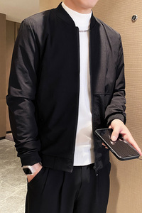 JK2262 P78控108 男士百搭外套简约男装短款秋新款上衣潮流夹克衫图片