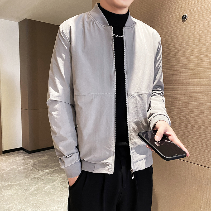 JK2262P78控108男士百搭外套简约男装短款秋新款上衣潮流夹克衫，男装夹克，星座1101-1