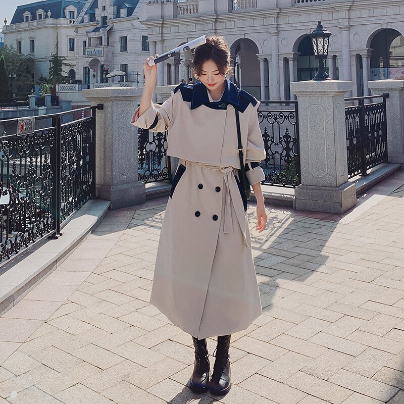 现货新款两件套风衣浙宝217-3012-155-238,女装风衣,浙宝217