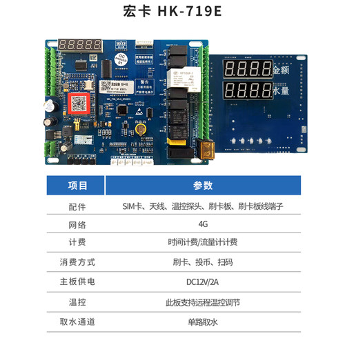 水机正品宏卡全系列4g联网电脑板