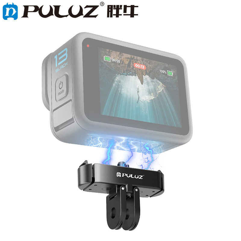 适用GoPro Hero13 Black磁吸快拆底座运动相机金属转接头配件