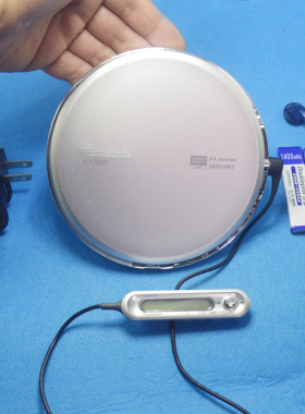 2手日产松下旗舰SL-CT820超薄金属CD随身听CD机可读MP3特价