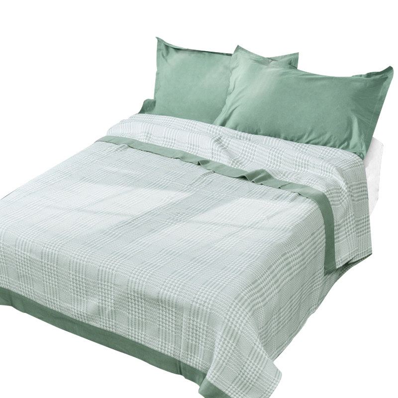 毛毛雨冰丝竹纤维盖毯p毛巾被子夏季薄款纱布空调毯子午睡办公室