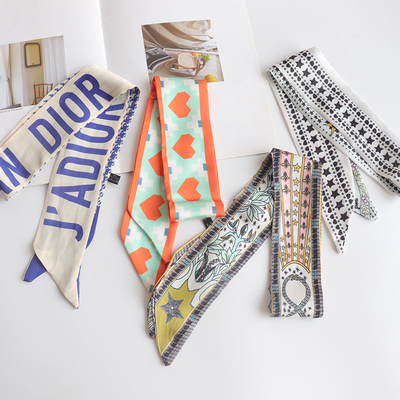 丝巾发带高级感女绑发复古法式小长条扎头发飘带百搭春秋时尚网红