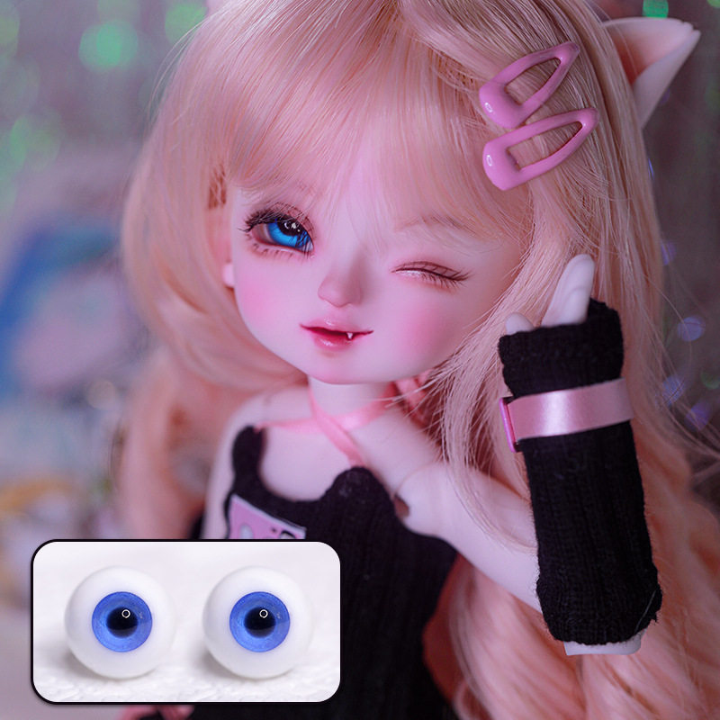 眼珠bjd娃娃树脂6/8/10/12/14/16/18mm多颜色眼睛玩偶配件现货