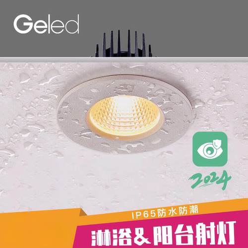 记忆点浴室筒灯GELED防水雾IP65