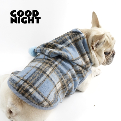 GOODNIGHT晚安法斗巴哥柯基恶霸法斗衣服秋冬狗狗衣服毛呢卫衣