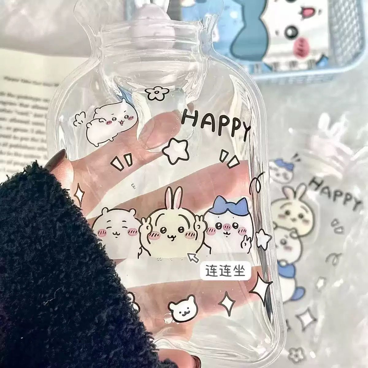 可爱蜡笔小新随身暖手学生闺蜜卡通注水热水袋迷你便携透明暖水袋,居家日用,热水袋,淘宝优惠券,粉丝福利购,淘宝优惠卷