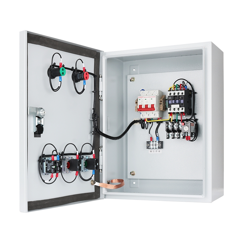 新品水泵控制箱一控一成套配电箱三相380v排污潜水泵浮球控制柜