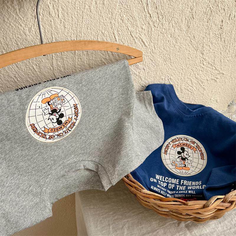 儿童短袖T恤卡通男童夏装款宝宝上衣中小童薄款纯棉童装女童半袖t