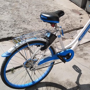 共享单车ofo小黄车小蓝哈罗酷骑后座载人载货铁架24寸自行车尾架