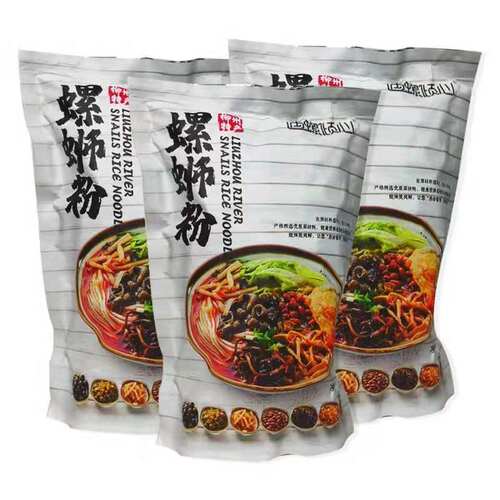遇螺倾心螺蛳粉 广西柳州正宗袋装米线方便面速食螺丝粉305g*8 - 封面