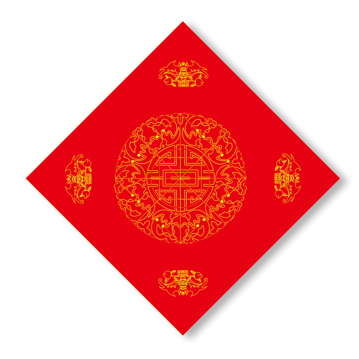 斗方菱形乾坤宣纸毛笔书法专用