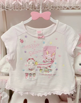 软妹RichGirl少女软妹mp日系萌系T恤新款甜美卡通兔兔短袖