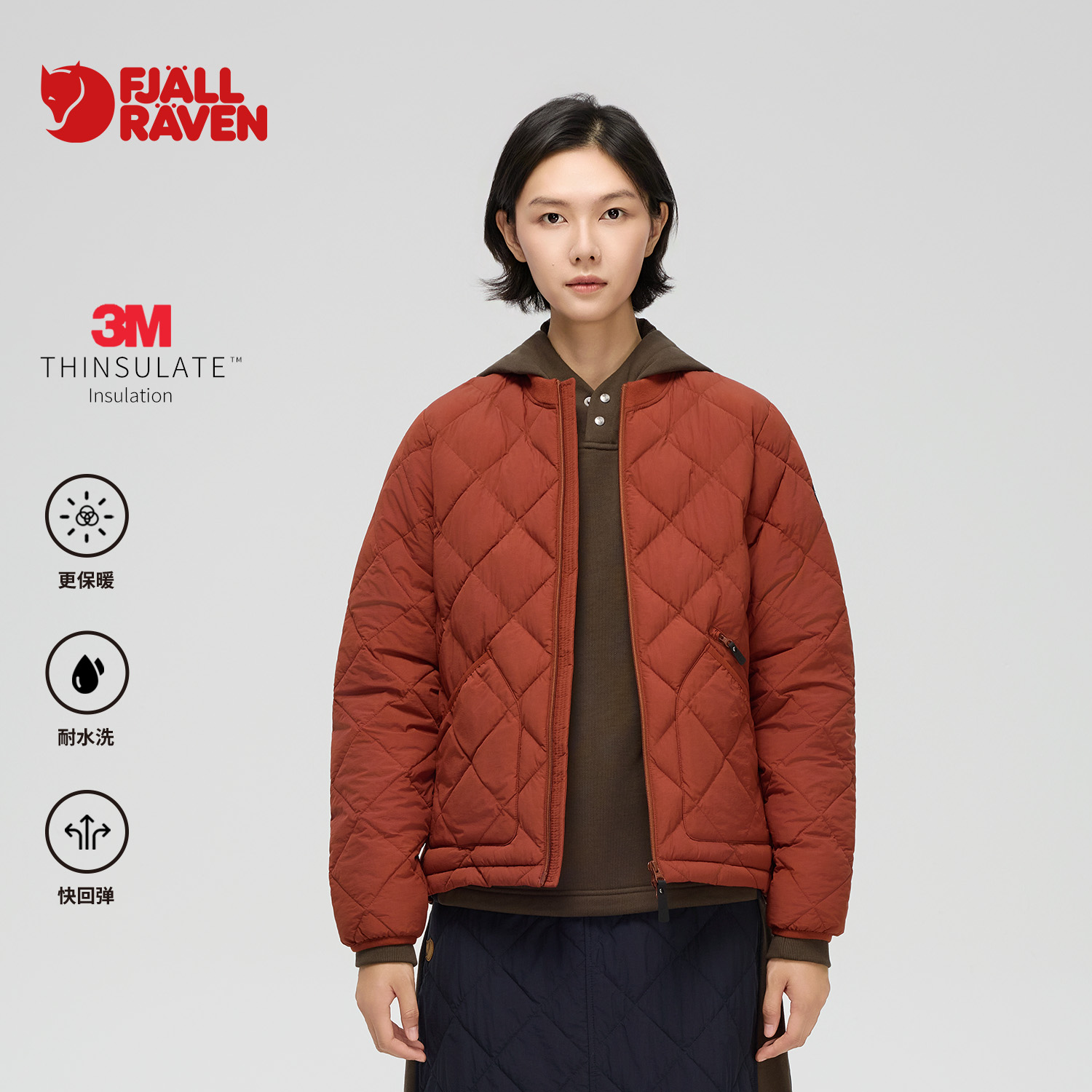 轻型棉服夹克 尼龙微皱质感