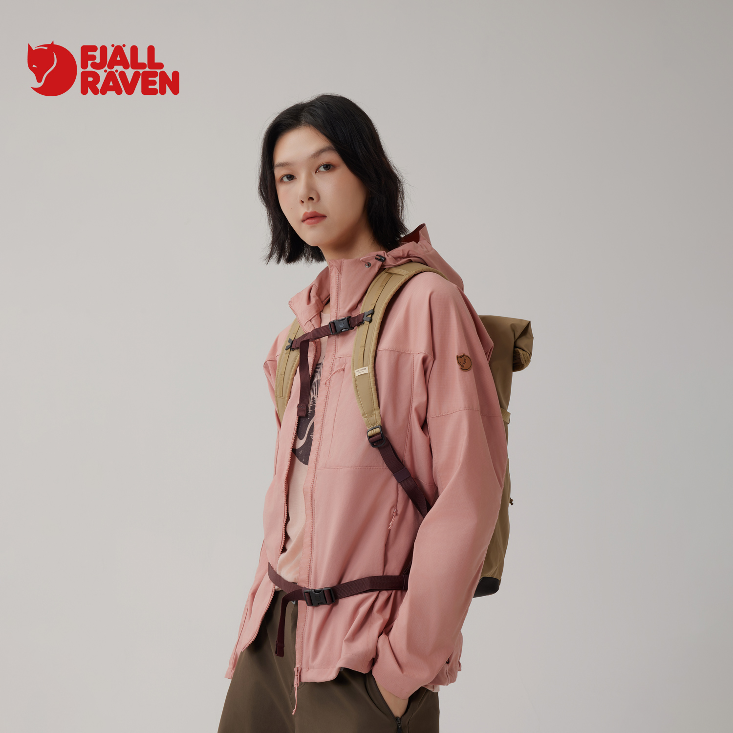 fjallraven瑞典北极狐 女士户外休闲夹克 2024新款连帽外套 