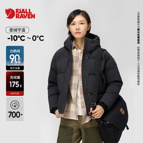 北极狐女士户外防风透气羽绒夹克