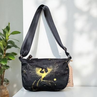 吉莉安复古印花布包单肩斜挎包