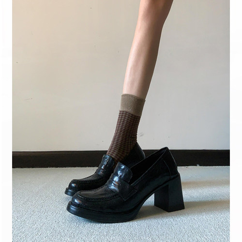 8cm软皮静音乐福鞋！早八人新宠~