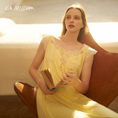 BRIDA summer 新品 法式 浪漫公主风莫代尔镂空蕾丝睡裙P117