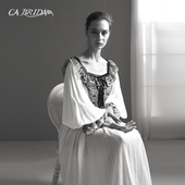 BRIDA 黑白经典 21ss 法式 复古蕾丝拼接棉长睡裙CLS4B408C2