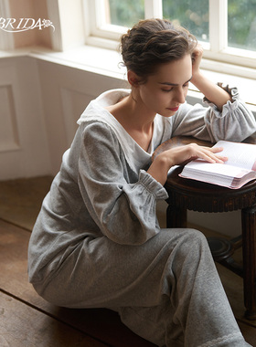 CA BRIDA【冬天故事】秋冬新品法式彼得潘领棉绒睡衣套装O901