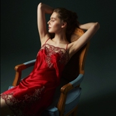 经典 桑蚕丝吊带睡裙L101C2 推荐 法式 BRIDA 玫瑰园