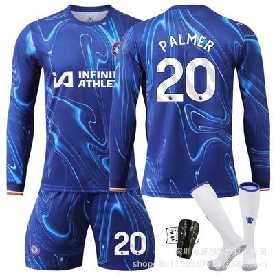 2425切尔西主场长袖球衣套装定制