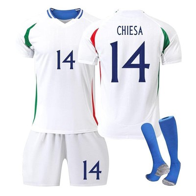 意大利欧洲杯白色足球训练服套装