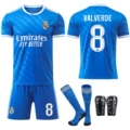 Away #8 with socks and shin guards