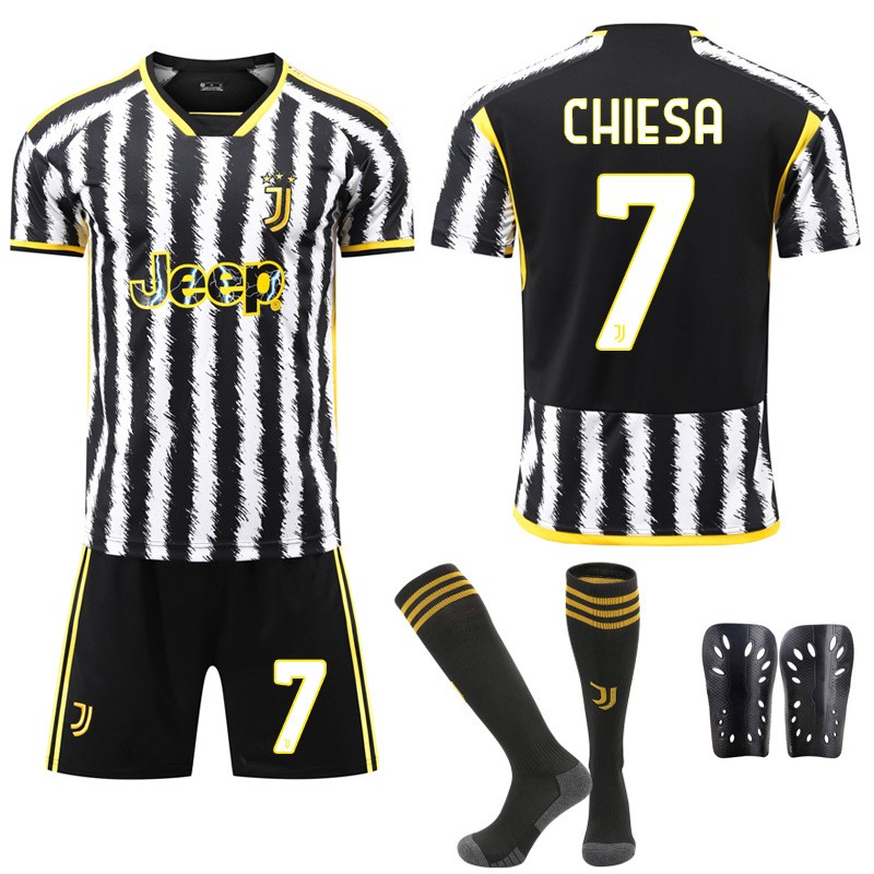 2324尤文主场球衣短袖套装定制